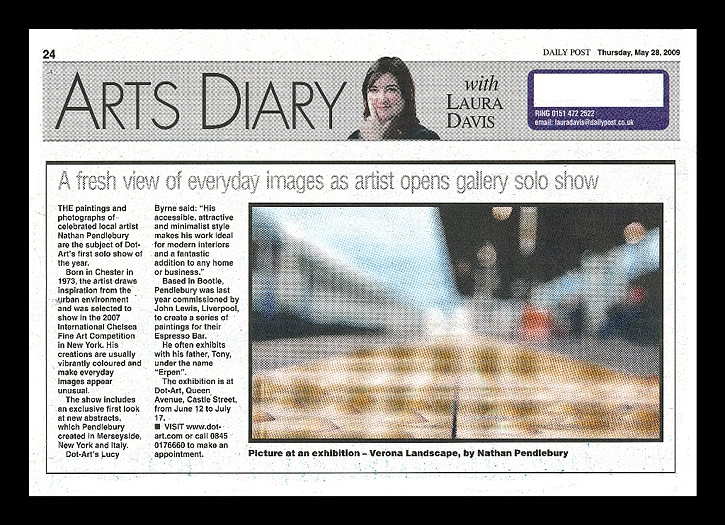 Arts Diary, The Daily Post